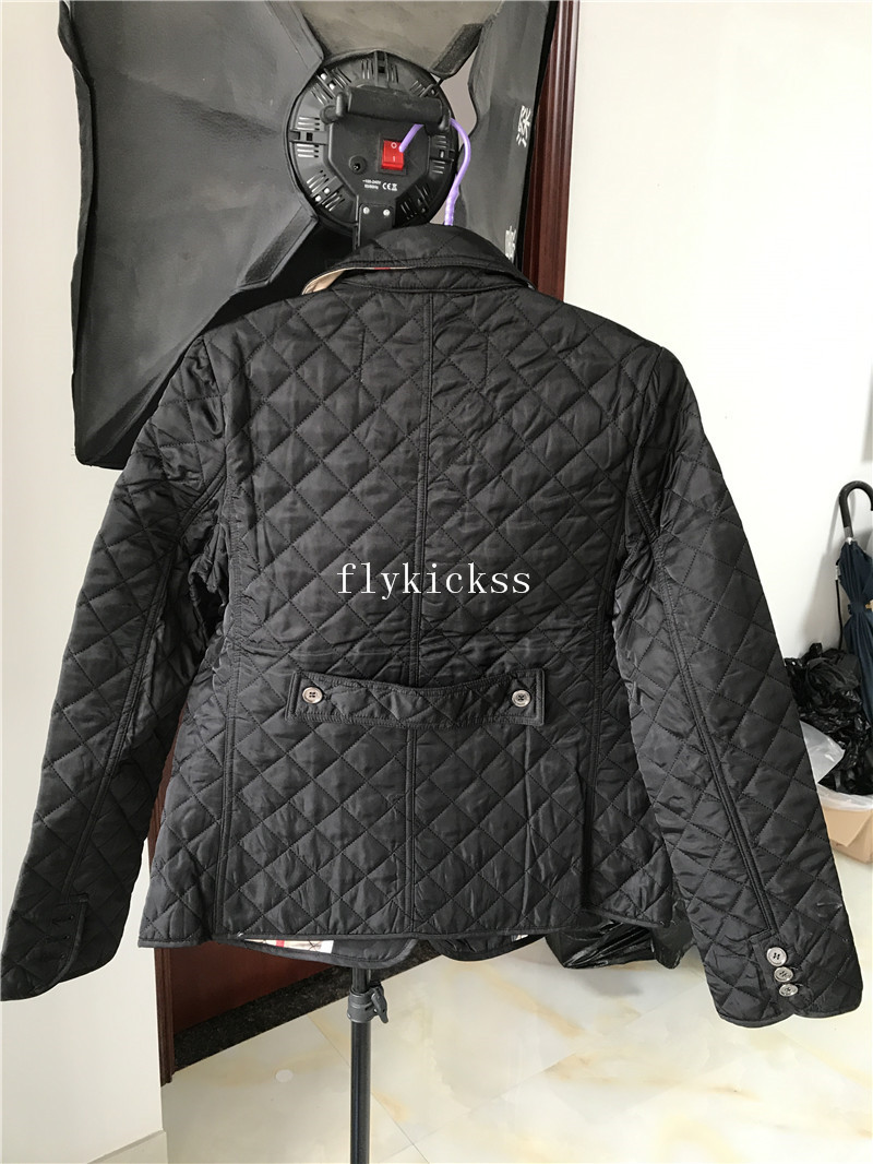 Burberry Winter Coats Women Black Ladies Jackets Overcoats